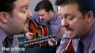 not david pulling out an acoustic guitar... | The Office