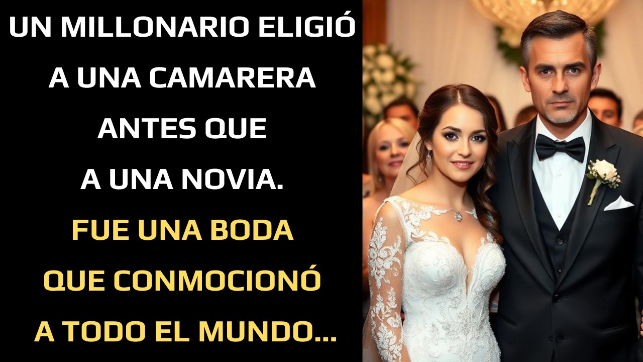 UN MILLONARIO ELIGIÓ A UNA CAMARERA ANTES QUE A UNA NOVIA. FUE UNA BODA QUE CONMOCIONÓ A TODO EL...