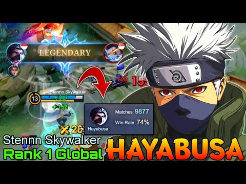 9,800+ Matches Hayabusa Perfect Gameplay - Top 1 Global Hayabusa by Stennn Skywalker - Mobile Legend