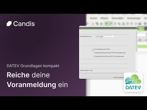 Umsatzsteuervoranmeldung einreichen I DATEV Grundlagen kompakt I Lernvideo
