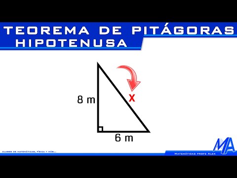 Teorema de Pitágoras | Encontrar la hipotenusa
