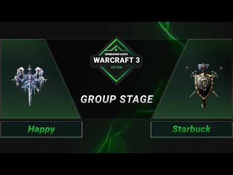 WC3 - Happy vs. Starbuck - Groupstage - DreamHack WarCraft 3 Open: Summer 2021 - Europe
