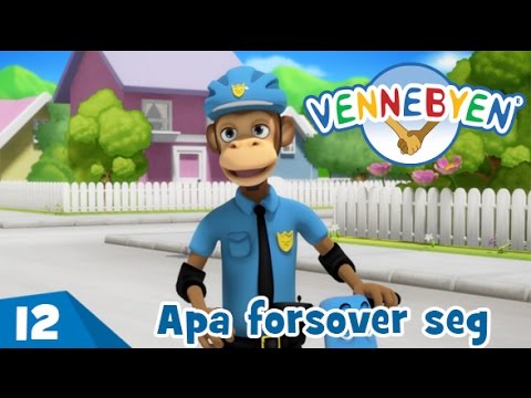 Vennebyen - Ep12 - Klipp fra "Apa forsover seg"
