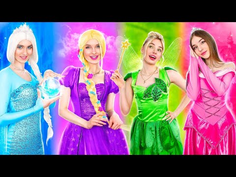 ¡Nos Convertimos en Princesas de Disney! Tipos de Princesas en la Escuela