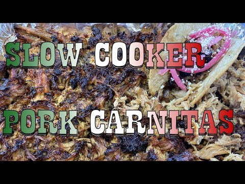 Step Up Your Cinco de Mayo Fiesta with this Slow Cooker Crispy Pork Carnitas Feast!