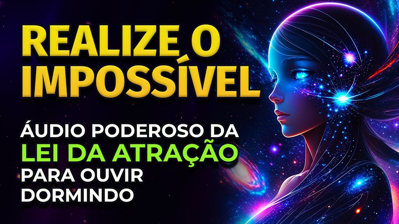 REALIZE O IMPOSSÍVEL | OUÇA DORMINDO ESTE ÁUDIO DA LEI DA ATRAÇÃO