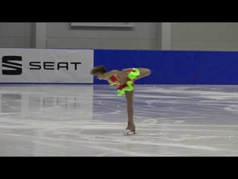 12. Santa Claus Cup 2018: Alice Casalengo (FRA) - FS Advanced Novice Girls Short Program