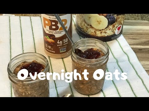 Overnight Oats! Easy make ahead breakfast!