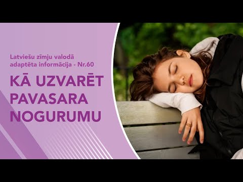 Video ziņas Nr. 60 “Kā uzvarēt pavasara nogurumu”