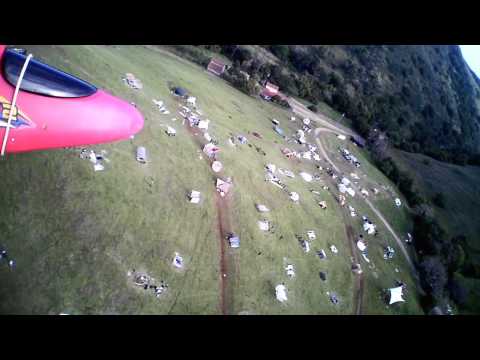 Design Village 2012 at Cal Poly SLO from the air, first flight