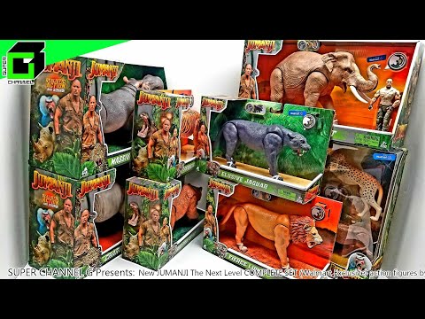New JUMANJI The Next Level COMPLETE SET (Walmart Exclusive) action figures by Lanard