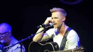 Ronan Keating Birmingham 27/09/16. Baby Can I hold you with Metaxas and Falling Slowly