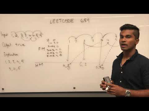 Leetcode 659 Split Array Into Consecutive Subsequences Java