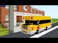 Minecraft Tutorial How To Make A School Bus 2019 City Tutorial