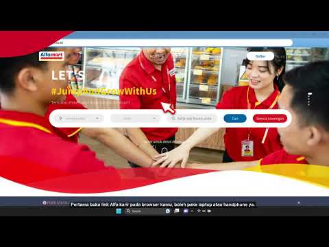 Cara Melamar Kerja di Alfamart - Website Alfakarir