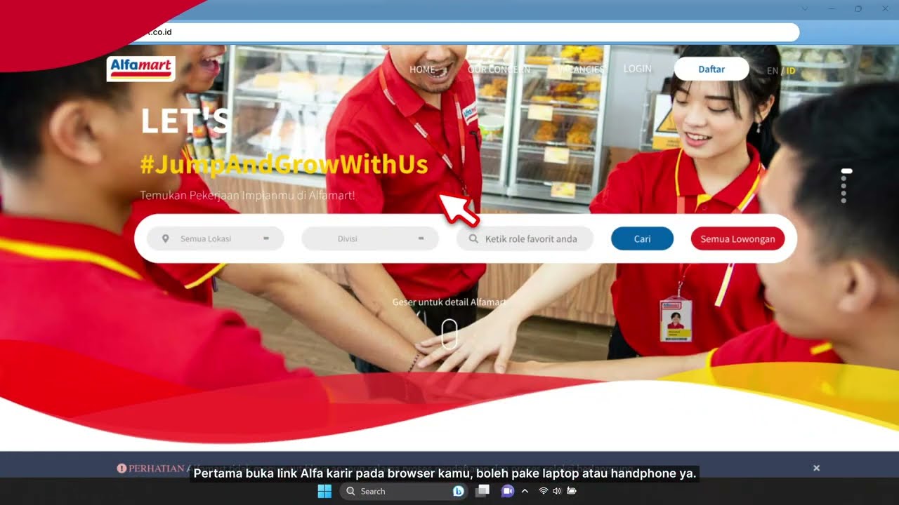 Cara Melamar Kerja di Alfamart - Website Alfakarir