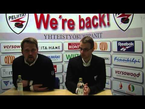 Peliitat - Jukurit 10.10.2015 lehdistötilaisuus