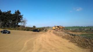 preview picture of video 'volvo A30C Covers Camera man with dust!'