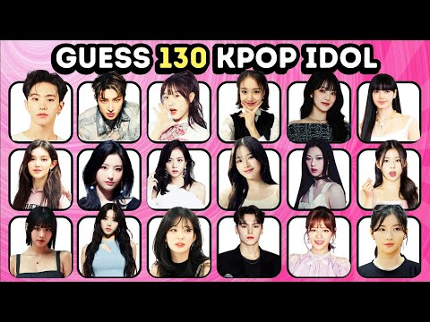 GUESS 130 KPOP IDOLS in 3 seconds 🔥 KPOP QUIZ 2025