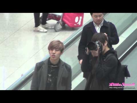 130315 INFINITE 인천공항 출국 - 동우 + 명수