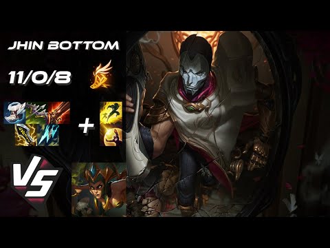 BOTTOM Jhin vs Cassiopeia - EU Challenger Patch 14.15