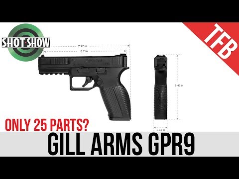 [SHOT Show 2019] Only 25 Parts? The Gill Arms GPR 9M Pistol