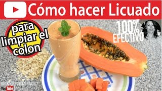 LICUADO DE PAPAYA Y AVENA | #VickyRecetaFacil