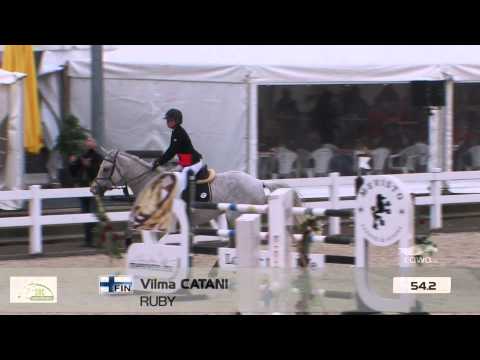 Vilma Catani & Ruby B Z (Rubert B - Cordano Z), CSIOY 130 cm, Lamprechtshausen, May 2015