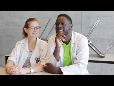 Elodie Odiet et Luis Filipe M'Fumu