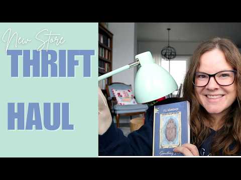 New Thrift Store Haul: Home Decor, Vintage Finds, and Books