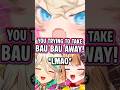 don't take the baubau😭