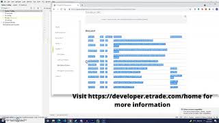 Algorithmic Trading Software Series: Trading Options using Etrade Developer API Video 1