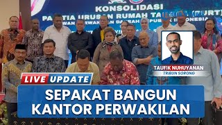PURT DPD RI dan Pemprov Papua Barat Daya Sepakat Percepat Pembangunan Kantor Perwakilan di Sorong