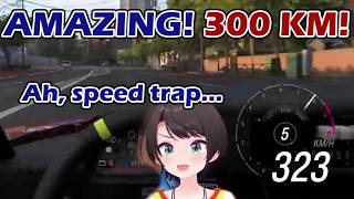 Subaru going 300km/h in Forza Horizon 6 [hololive/ENG Subs]