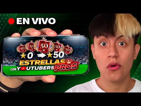 Llegando a 50 ESTRELLAS con YOUTUBERS PRO!☠️☠️☠️