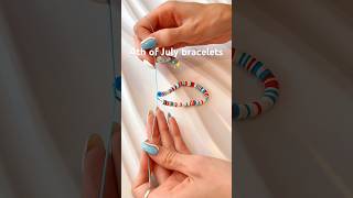 Making clay bead bracelets ✨