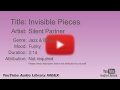 Invisible Pieces Silent Partner Jazz Blues Funky YouTube Audio Library BGM