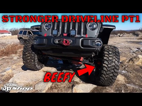 STRONGER WRANGLER JL DRIVELINE PT1 RCV Front CV Axle Shaft Installation