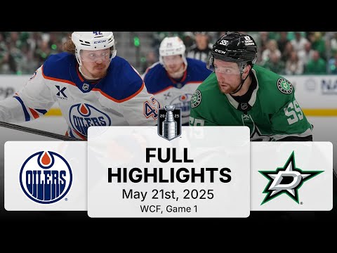 NHL Playoff Highlights | Oilers vs. Stars | Gm 1 | May 21, 2025