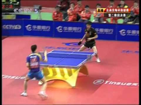2010 CHN Trials for Moscow (Rnd2) MA Long Vs ZHANG Jike [FULL Match/Chinese/+Liu Guoliang]