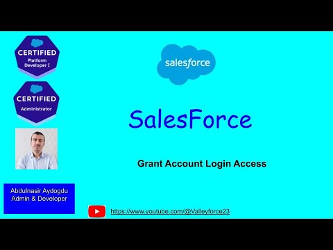Grant Account Login Access || 05 in Salesforce