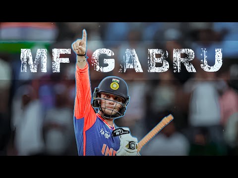 ⚫ FT. Abhishek Sharma x MF Gabru Edit 🥶🔥 • Abhishek Sharma Batting