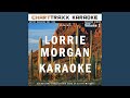 She's Takin' Him Back Again (Karaoke Version In the Style of Lorrie Morgan)