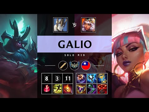 Galio Mid vs Qiyana - TW Challenger Patch 25.18