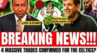 BOMB NEWS! 4 NBA SUPERSTARS IN A MASSIVE BOSTON CELTICS TRADE?! | NBA