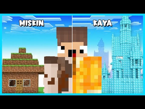 MIPAN & ZUZUZU UBAH RUMAH MISKIN MENJADI RUMAH SUPER KAYA DI MINECRAFT! JADI GEDUNG YANG BESAR