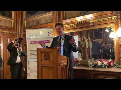 Steve Race MP, Chair of the APPG on Kurds