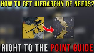 HOW TO GET HIERARCHY OF NEEDS AND ITS CATALYST IN DESTINY 2?
