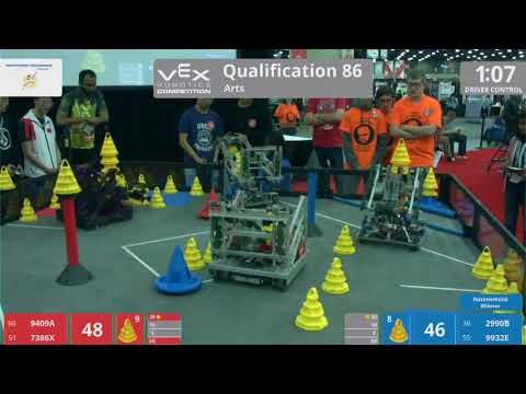 2018 VRC Arts Q86 - 9409A 7386X vs 2990B 9932E - 92 to 91