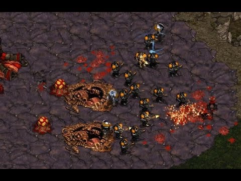 Killer (Z) v Strelok (T) on Heartbreak Ridge - StarCraft  - Brood War REMASTERED